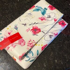 Kelly & Katie Floral Clutch NWT